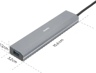 USB-hub 7-poorts (USB-A & USB-C)