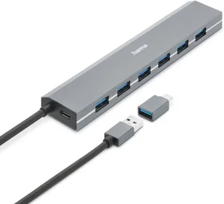 USB-hub 7-poorts (USB-A & USB-C)