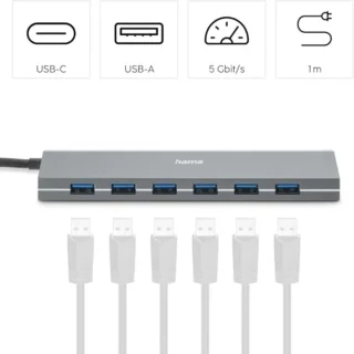 USB Hub 7-poorts USB-A & USB-C