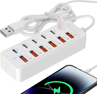 USB-hub adapter type-c dockingstation zwart