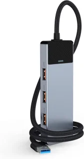 Usb-hub dockingstation grijs