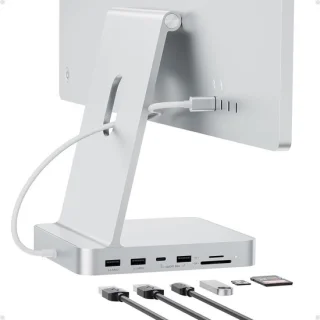 USB Hub Dockingstation voor iMac 24 inch - Zilver