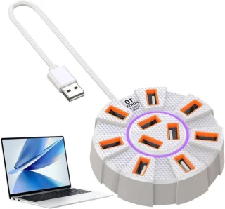 USB-hub dockingstation wit