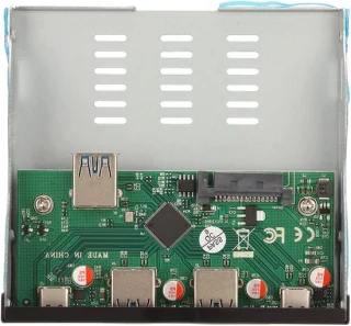 USB-hub dockingstation zilver