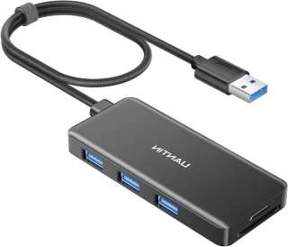 De USB-hub Kaartlezer Adapter in één oogopslag