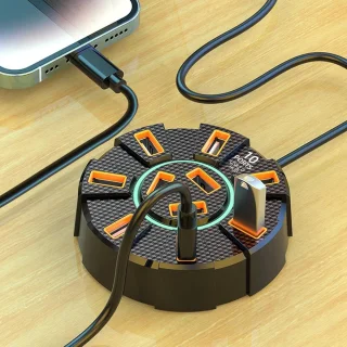 USB Hub multiport adapter zwart