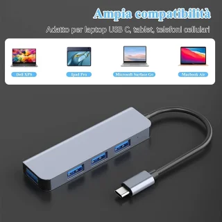 USB-hub type-c-adapter