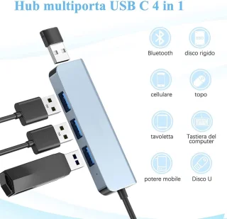 USB-hub type-c-adapter