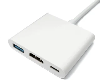 Usb-hub type-c adapter wit