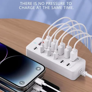USB-hub Type C converter zwart