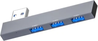 USB-hub - USB-splitter dockingstation 7,95 cm metaal