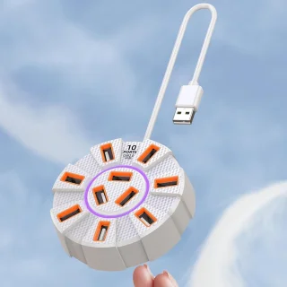 USB-hubconnector multiport dock wit