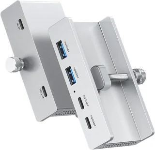 USB-hubklem - laptop extender bureau organizer
