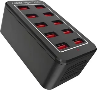 Usb-laadhub 50 w dock met 10 poorten