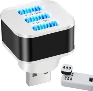 Usb-multipoortadapter - zwart