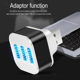 Usb-multipoortadapter - zwart