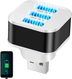 Usb-multipoortadapter - zwart