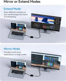 USB naar HDMI-adapter voor laptop en pc