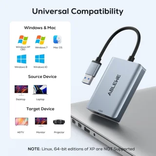 USB-naar-HDMI Adapter voor PC en Laptop