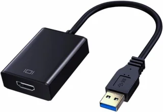 USB naar HDMI Adapter - Zwart