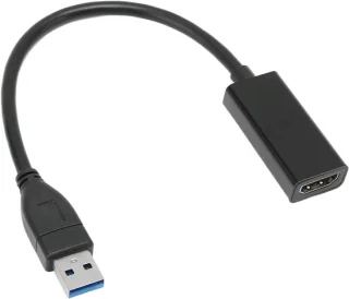 USB naar videoadapter zwart