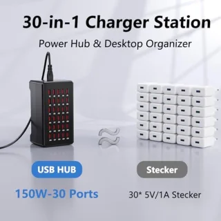 USB Oplaadstation 30-poorts