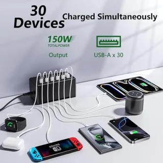 USB Oplaadstation 30-poorts