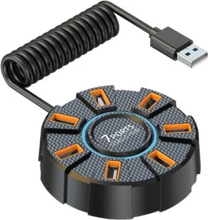 USB-splitter zwart