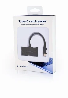 USB Type-C combo SD-kaartlezer zwart