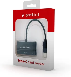 USB Type-C combo SD-kaartlezer zwart