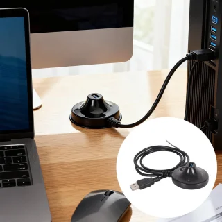 USB Verlengkabel Type A - 1 m - Zwart