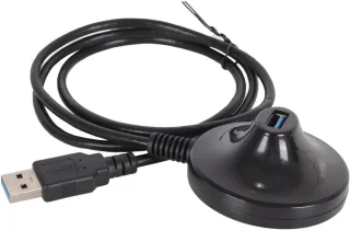 USB Verlengkabel Type A - 1 m - Zwart