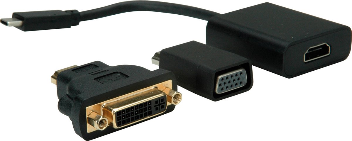 VALUE USB-C Adapter VGA HDMI DVI