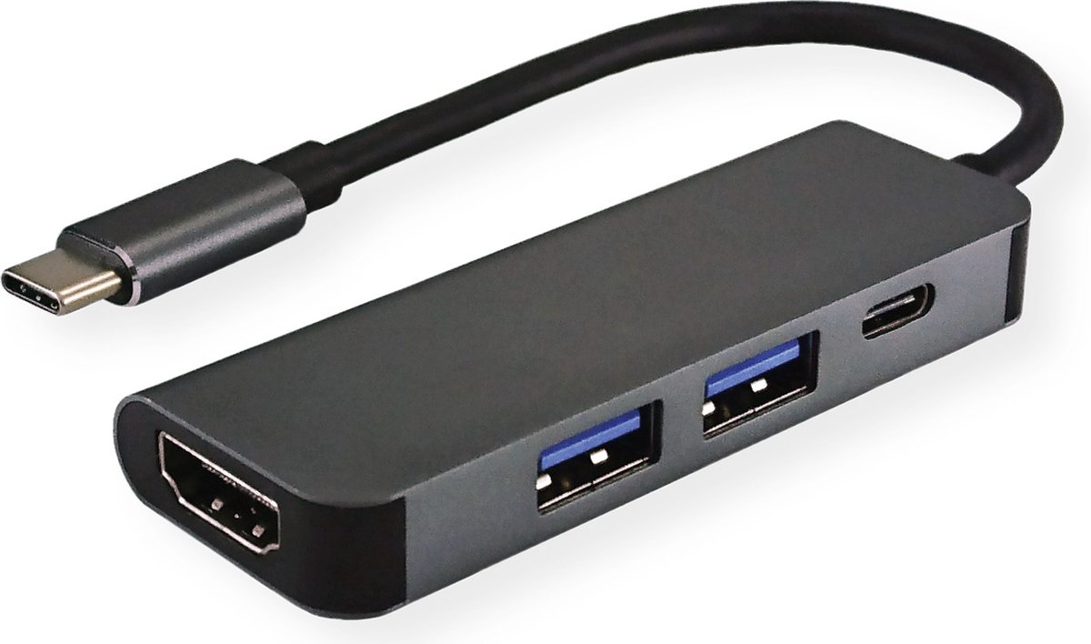 VALUE USB-C Dockingstation HDMI 4K 2x USB-A USB-C PD