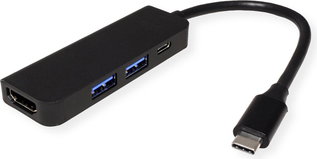 VALUE USB-C Dockingstation HDMI 4K 2x USB-A USB-C PD