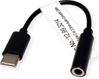 VALUE USB-C naar 3,5mm Audio Adapter 0,13m Male/Female