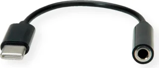 VALUE USB-C naar 3,5mm Audio Adapter 0,13m Male/Female