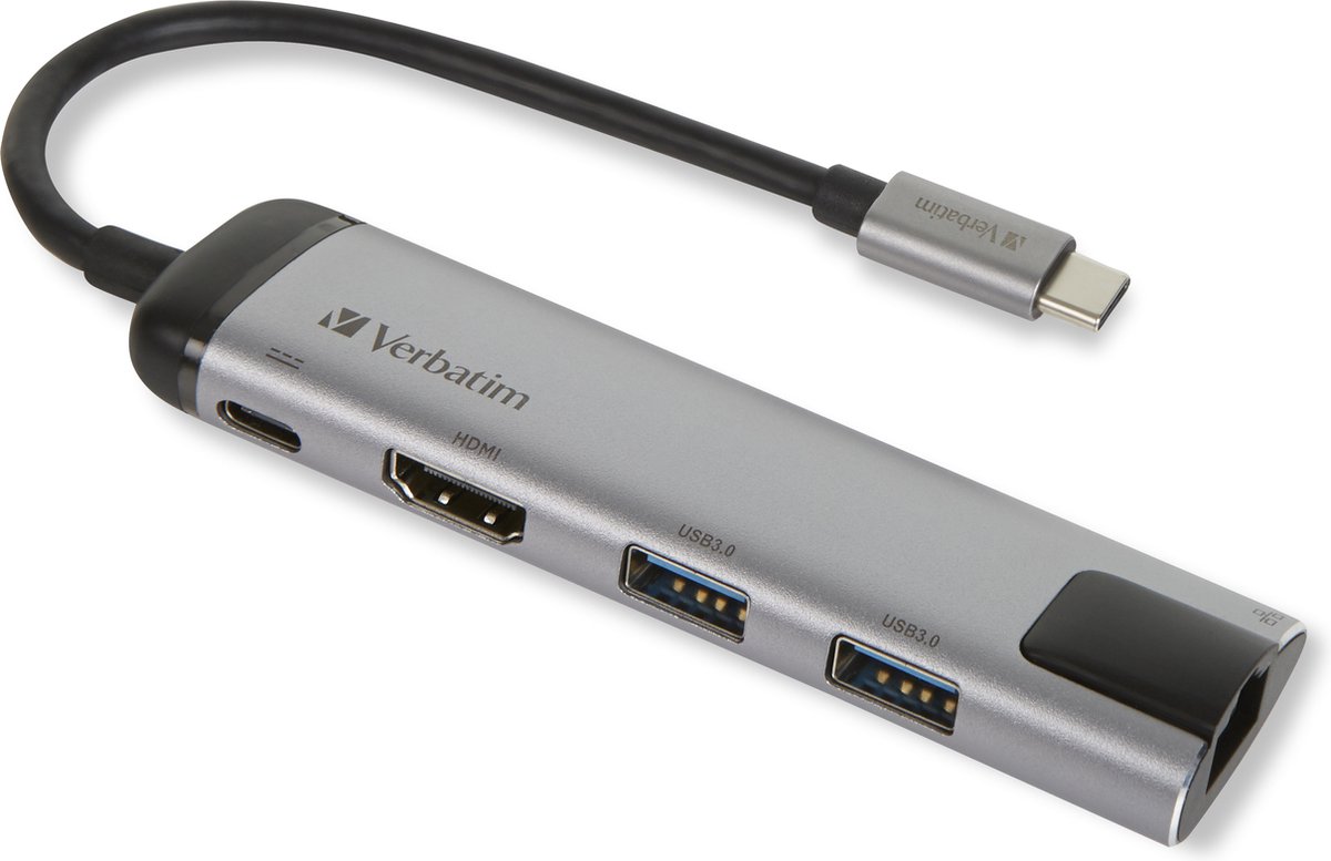 De Verbatim USB-C Dockingstation 49141 in één oogopslag