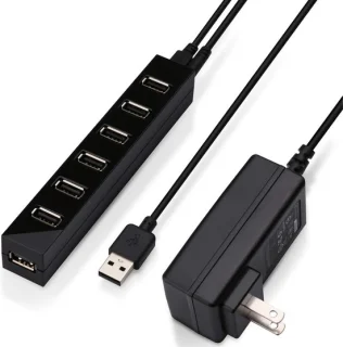 Verknooppunt 7-poorts USB 2.0 hub