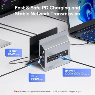 Verticaal USB-C Dockingstation