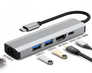 VEXON 5-in-1 USB-C Hub voor MacBook M1 & iPad Pro M1