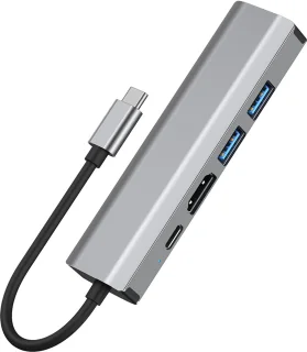 VEXON 5-in-1 USB-C Hub voor MacBook M1 & iPad Pro M1