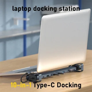 VEXON Cablehub Pro 10-in-1 USB-C Docking Station Spacegrey