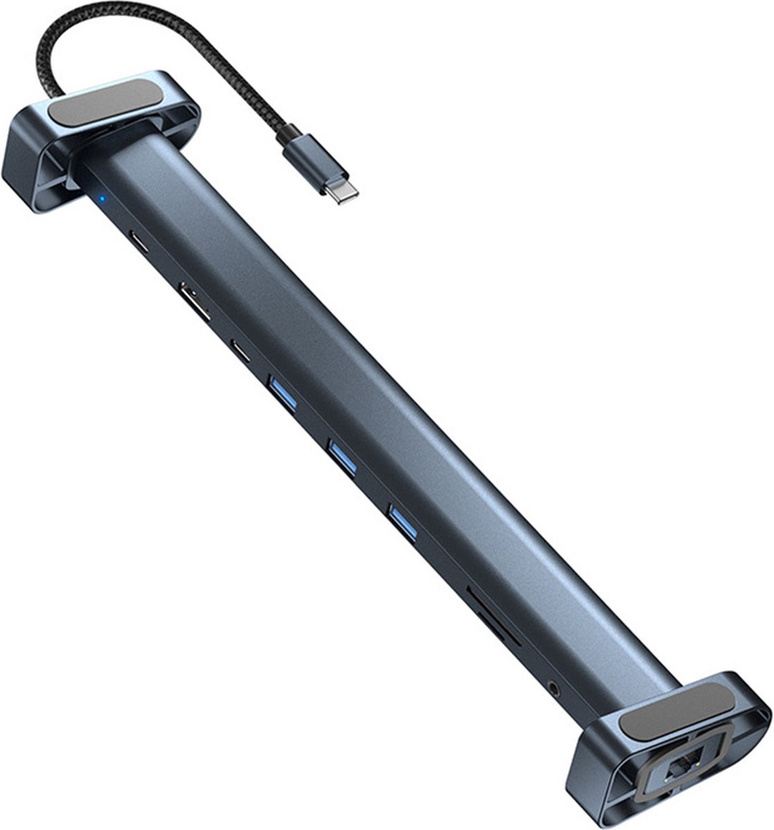 De VEXON Cablehub Pro 10-in-1 USB-C Docking Station Spacegrey in één oogopslag