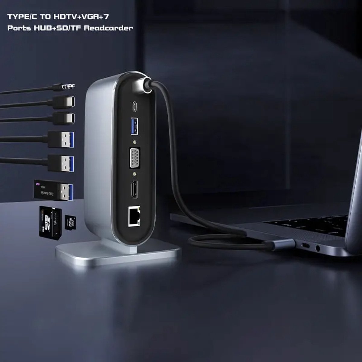 VEXON CableHub Pro 12-in-1 USB-C Docking Station