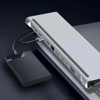 VEXON Cablehub Pro 12-in-1 USB-C Hub Adapter Spacegrey