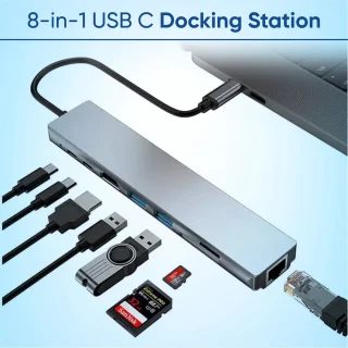 VEXON Cablehub Pro 8-in-1 USB C Hub Docking Station