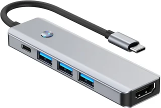 VEXON USB-C Hub 5-in-1 voor MacBook M1 & iPad Pro M1