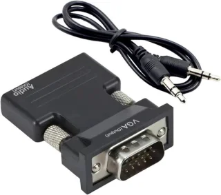 Vga-adapter zwart