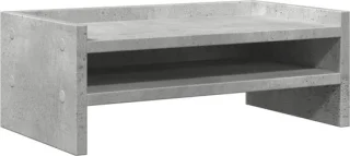 vidaXL monitorstandaard betongrijs